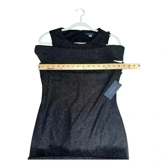 Tommy Hilfiger Black Cold Shoulder Sheath Dress, Size 6 - Picture 6 of 7